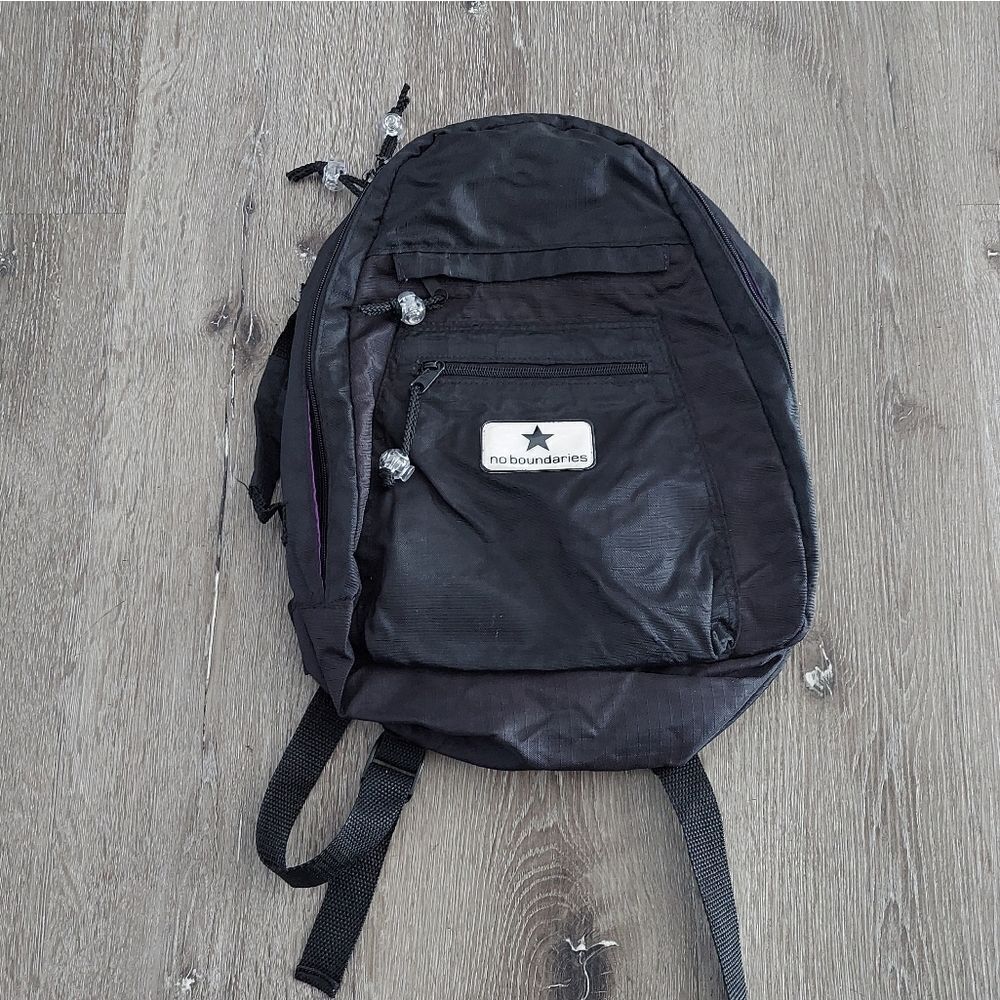 No Boundaries Black Backpack